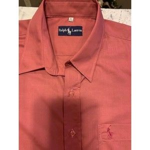 Ralph Lauren XL 43/44 Long Sleeve button down Rasberry  Color  Preppy Trendy